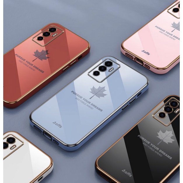 Ốp lưng vivo V23E Ốp Điện Thoại In Hình Lá Phong Cho Vivo V23E 5G FY