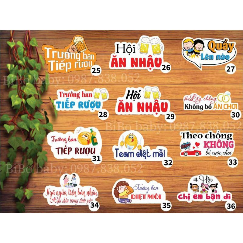 Hashtag đám cưới cầm tay hàng thiết kế