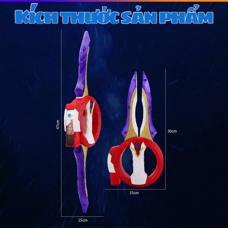 Ultraman Trigger: New Generation Tiga GUTS Siêu nhân điện quang Đồ chơi cậu bé biến hình thiết bị định hình đồ chơi cho bé trai