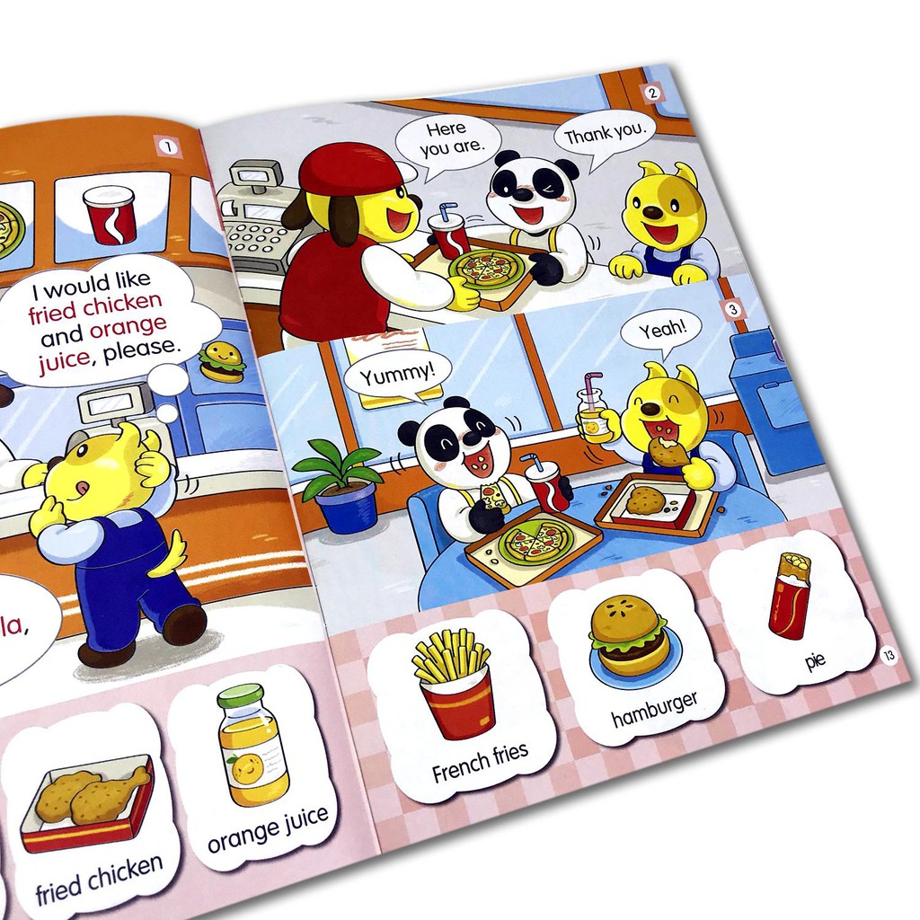 Sách - Tiếng Anh Cho Trẻ Em - Happy World - 5 (Bộ 2 quyển, 1 sổ tay, 1 đĩa DVD) (2 phần, lẻ tùy chọn) | BigBuy360 - bigbuy360.vn