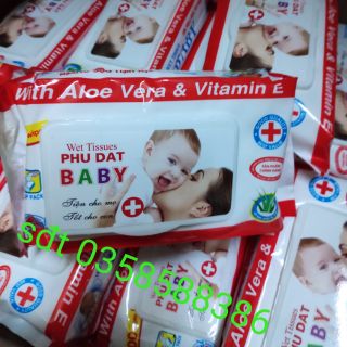 1 thùng khăn ướt Phú Đạt 24 gói