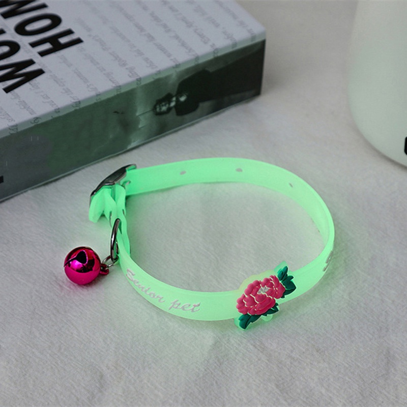 Vòng Cổ Silicone Dạ Quang Cho Thú Cưng