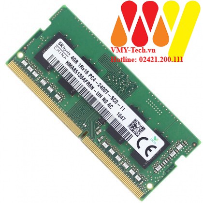 Ram Laptop Hynix 4GB-8GB PC4 Bus 2400 - BH 3 năm NEW 100%