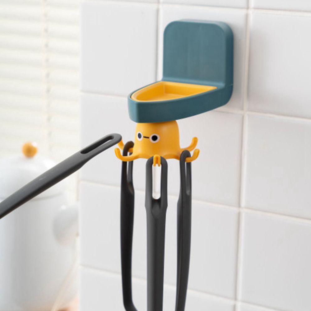 Giá Đỡ Muỗng Gắn Tường Hình Bạch Tuộc Tiết Kiệm Không Gian Đa Năng