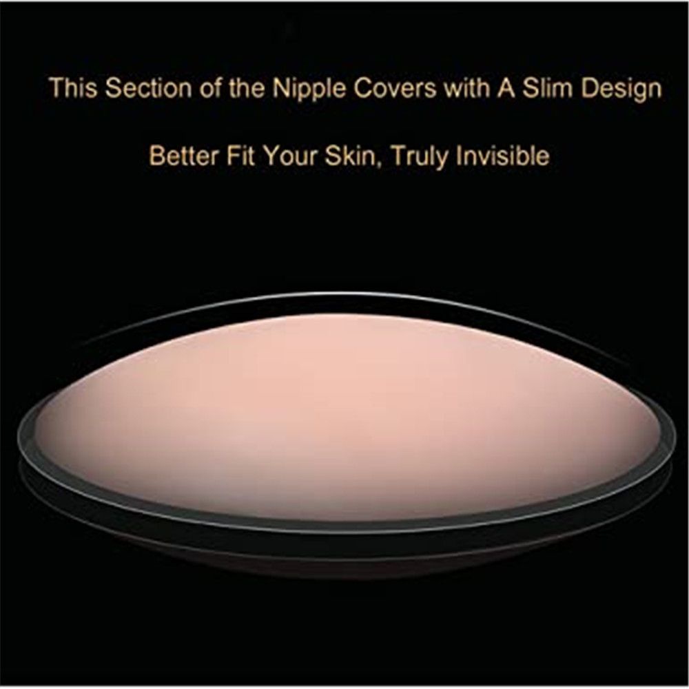 1 cặp miếng dán ngực silicone tự dính vô hình cho nữ có thể tái sử dụng