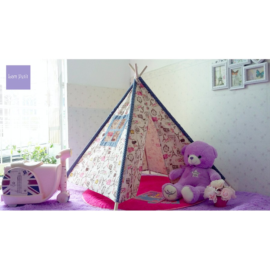 LỀU VẢI HANDMADE MẪU PINK PARIS