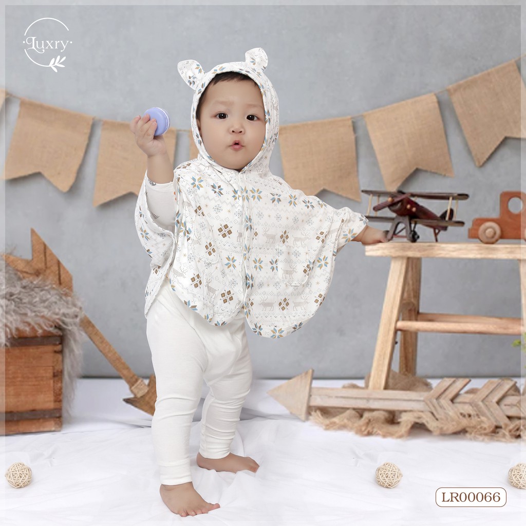 [Mã SKAMFSW175 giảm 10K đơn 50K] Áo choàng baby vải sợi tre Luxry siêu yêu