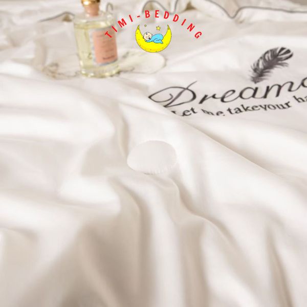 Bô chăn ga gối dreamcity home phi lụa chăn trần cao cấp, sang trọng, mềm mại và mái mẻ – Timibedding