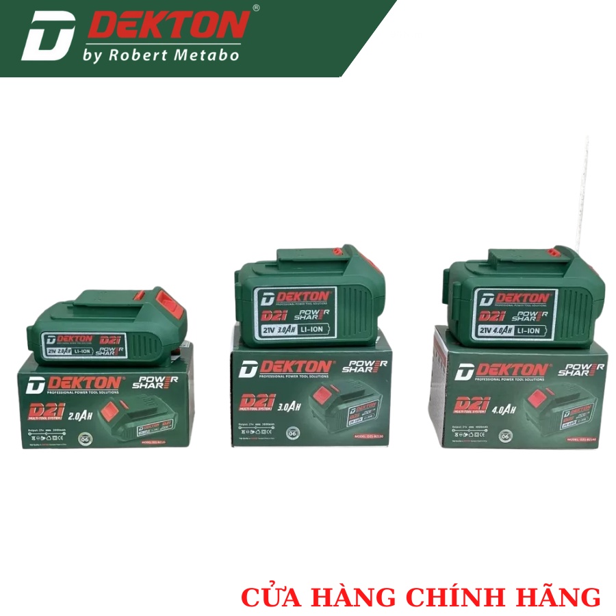 Pin 2A / 4A / 6A  - Dùng Cho Hệ Sinh Thái D21 Dekton