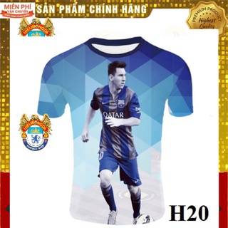 Áo đá bóng Messi Argentina Barca Barcelona đẹp tuyệt vời áo đá banh Leo Messi M10 PSG áo bóng đá Messi Barcelona Barca