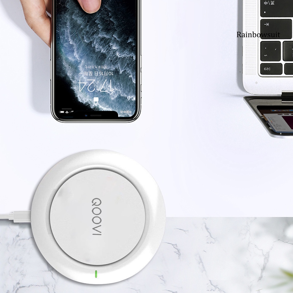 RB- QOOVI WP-105A Wireless Charger Universal 10W 2A Micro USB Fast Charging Pad for Mobile Phone