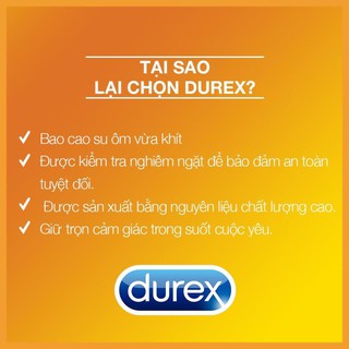 [ HÀNG CHÍNH HÃNG] Bao cao su Durex Pleasuremax 12 bao