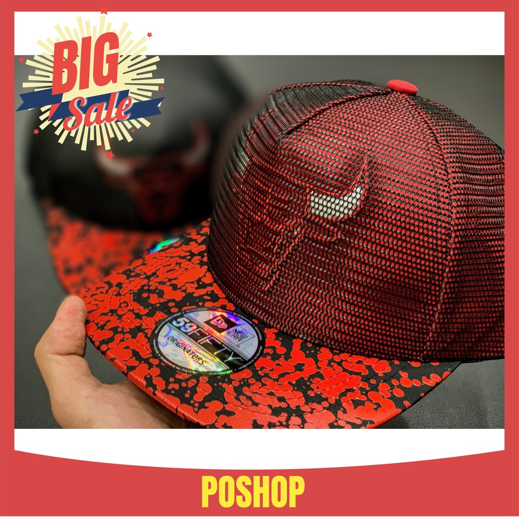 ❌HOT TREND❌Nón Mũ nam nữ snapback NBA Chicago Bull unisex cao cấp thêu chữ logo cực kì xịn xò thời trang xuất dư
