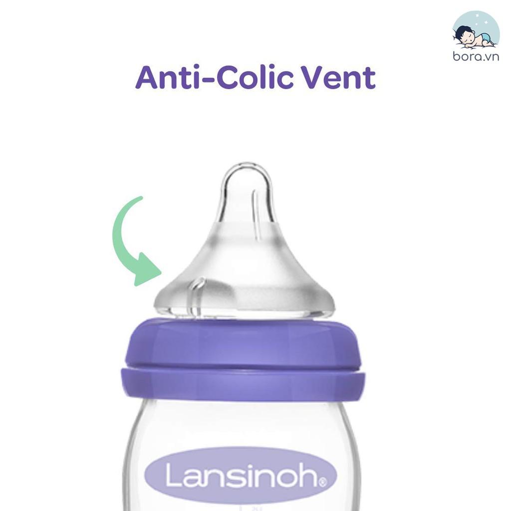 Bình sữa Lansinoh 160 240ml [Cam kết chính hãng]