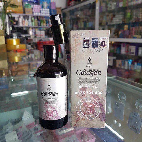 Tinh dầu dưỡng tóc Biotin Collagen Mefaso