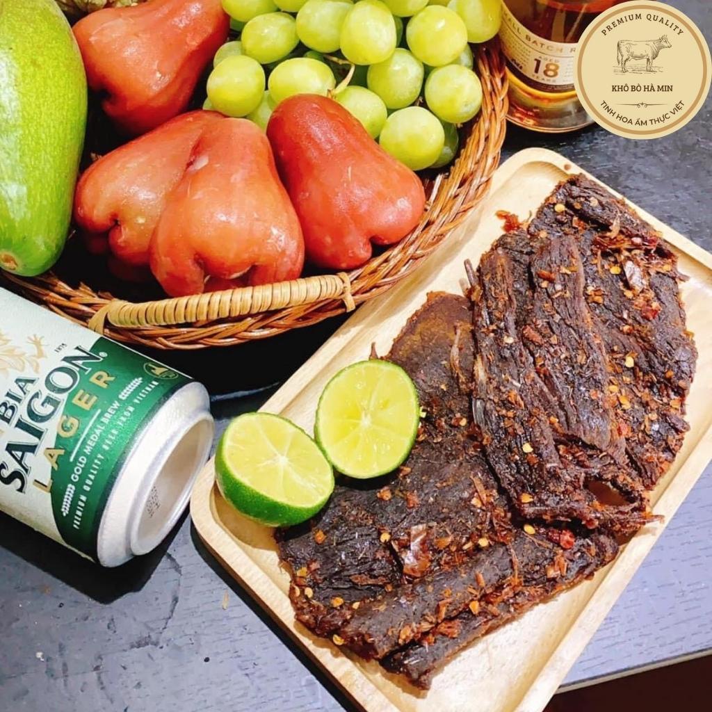 Khô Bò Miếng Mềm 200gr Loại Đặc Biệt Làm 100% Từ Lõi Thăn Bò Chất Lượng Không Chất Bảo Quản Hà Min | BigBuy360 - bigbuy360.vn