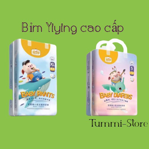 Tã/Bỉm Dán/Quần YIYING HEO CAO CẤP Nội Địa Trung S72/M60/L52/XL44/XXL40/XXXL36