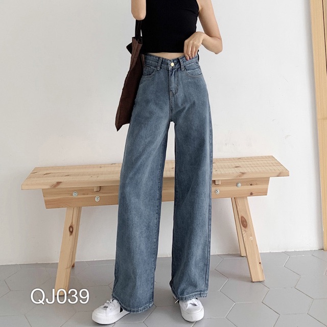 QJ039 - QUẦN JEAN BAGGY NỮ ỐNG RỘNG | BigBuy360 - bigbuy360.vn