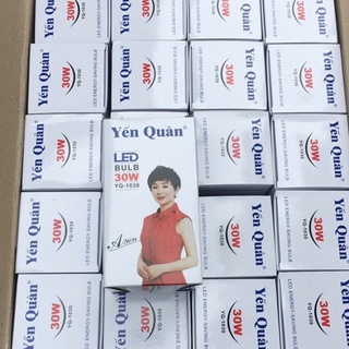 bóng đèn led trụ YẾN QUÂN 30w - ánh sang vàng nắng.