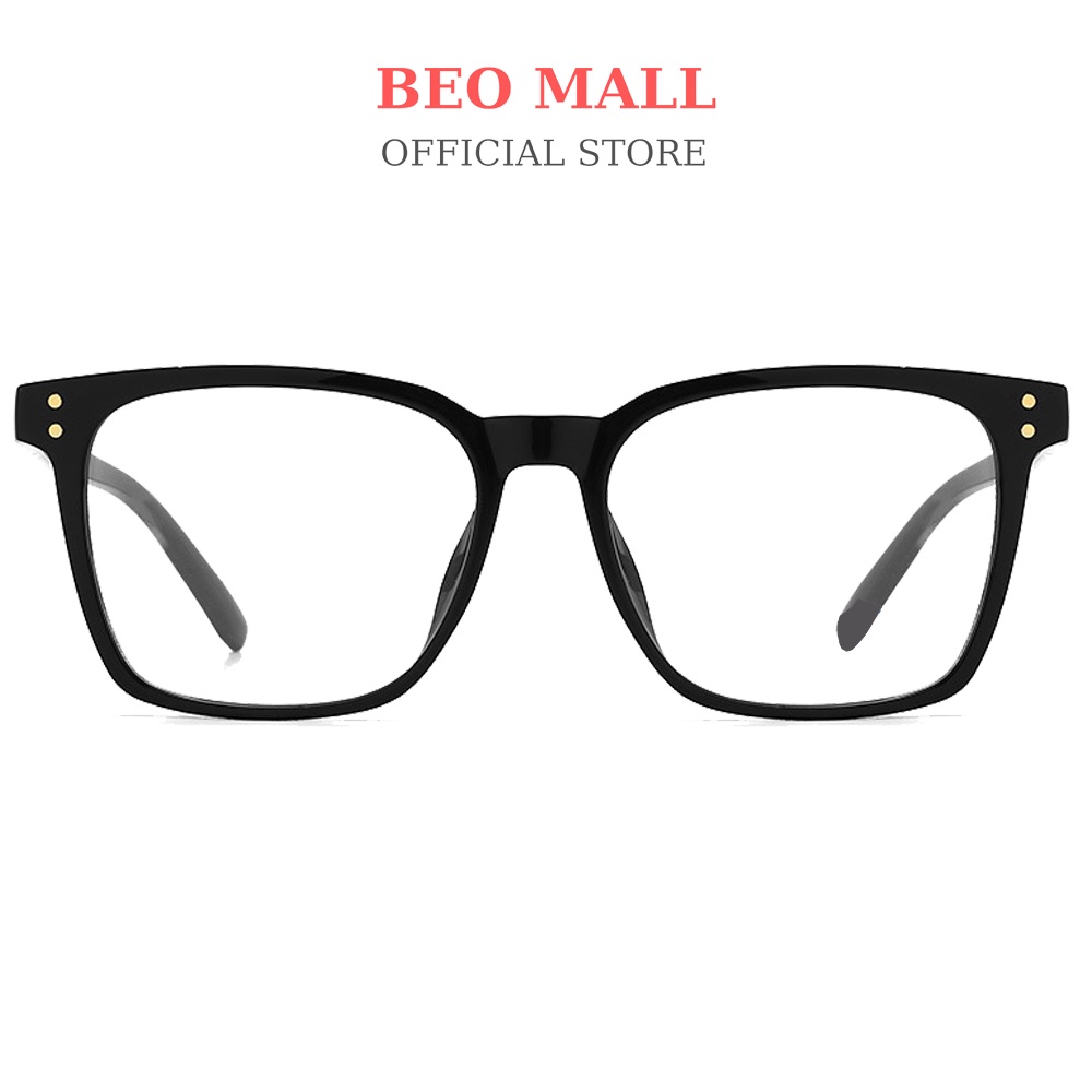 Gọng kính vuông nam BEOMALL kiểu dáng vuông mạnh mẽ phối đồ dễ phong cách sang trọng siêu bền bỉ 616