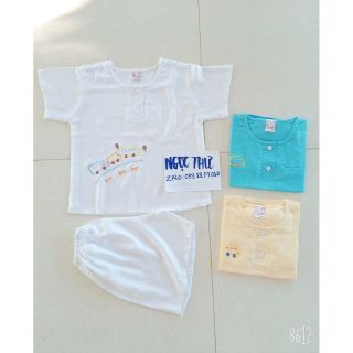 Bộ tole màu thêu bé trai, bé gái đều mặc dc 6_15ký