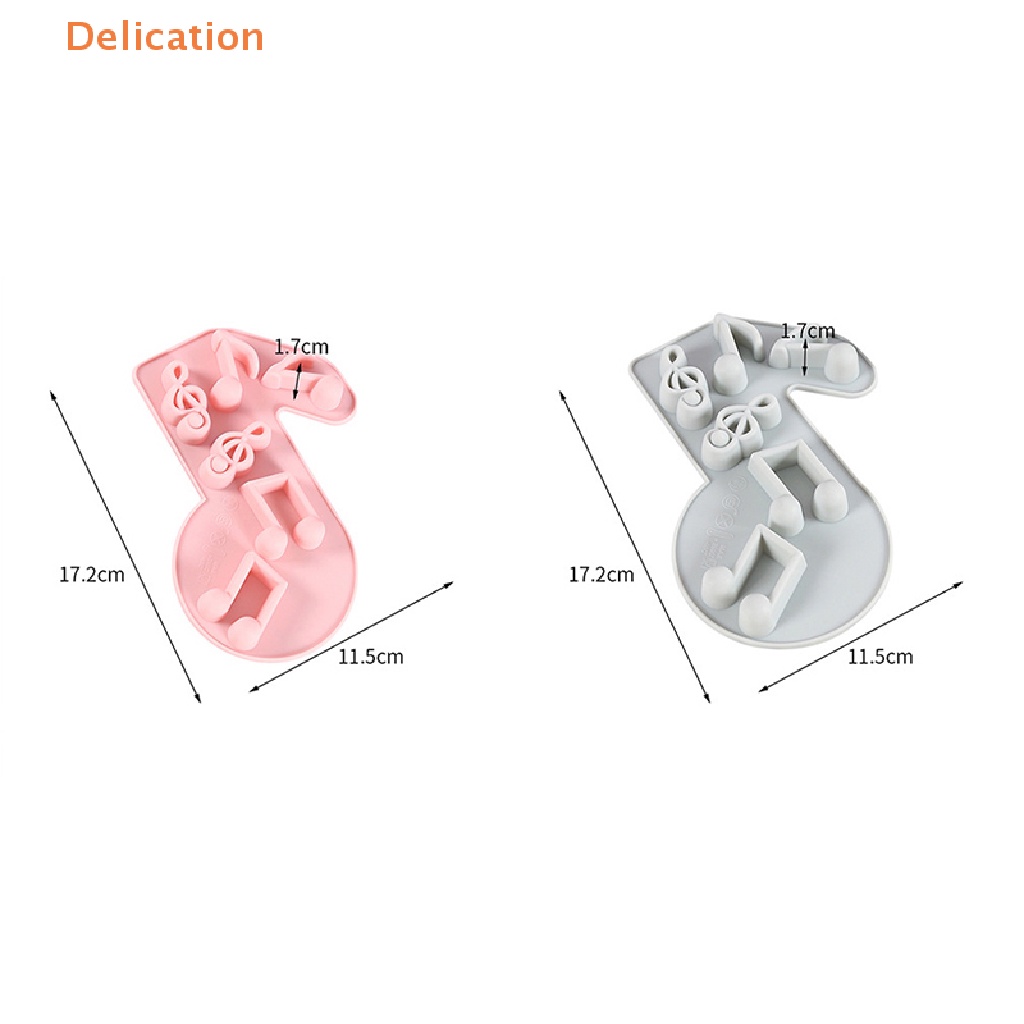 Khuôn Silicone Làm Bánh / Sô Cô La / Đá Hình Nốt Nhạc DIY