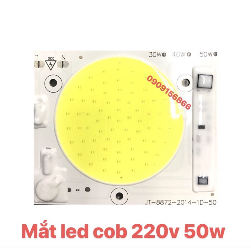 Mắt led cob 50w ( điện áp 220v)