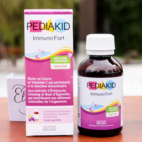 Pediakid Immuno – Fort Siro hỗ trợ tăng cường sức đề kháng, ốm vặt, bảo vệ sức khỏe cho trẻ 125ml