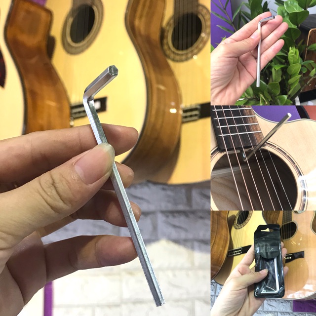 Lục giác chỉnh cần đàn guitar - Tặng pick khi đặt hàng - Chuyên chỉnh cong cần, rè dây