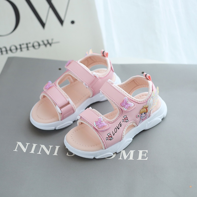 Sandal đi học cho bé gái.giày sandal  dép quai hậu cho trẻ em  đẹp mềm nhẹ thời trang hàng Quảng Châu V581