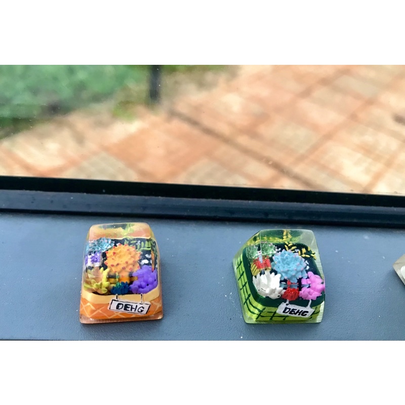 Nút bàn phím cơ sen đá dễ thương SA R1 nút bàn phím resin