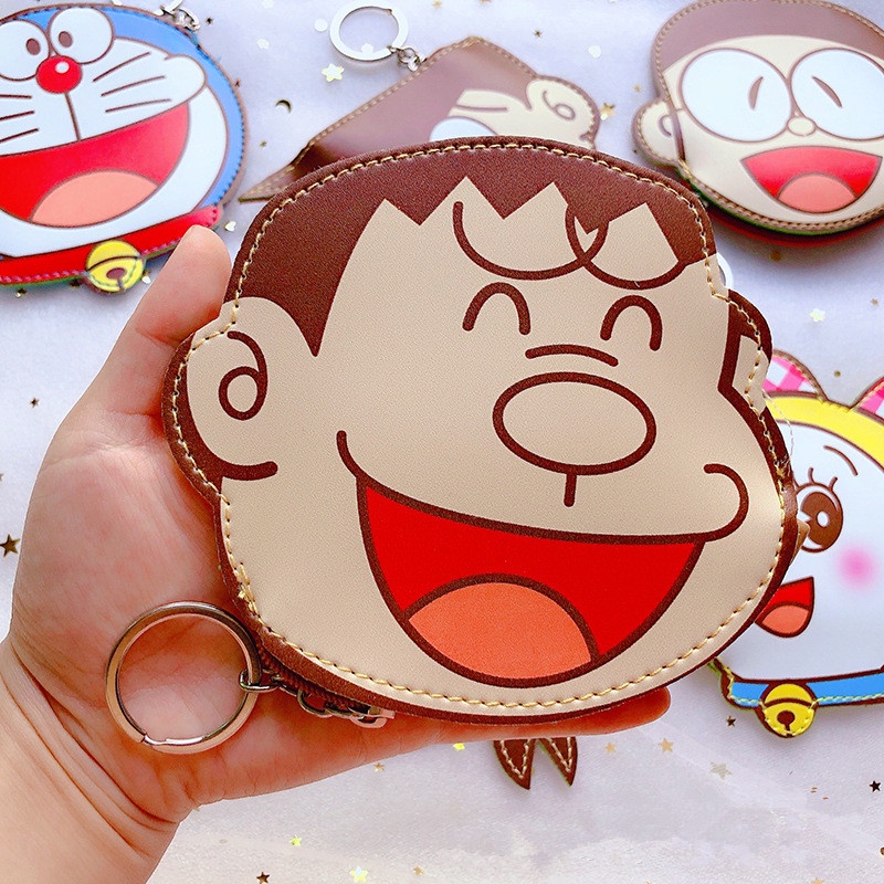 Ví Đựng Tiền Xu Hình Doraemon Dễ Thương