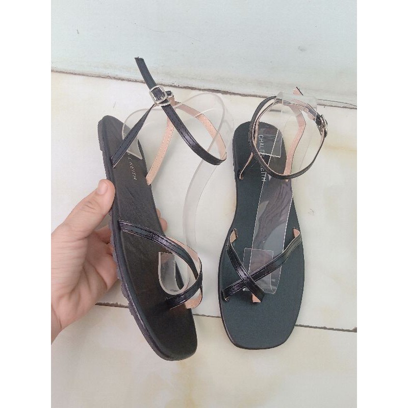 Sandal xỏ ngón dây quấn sau