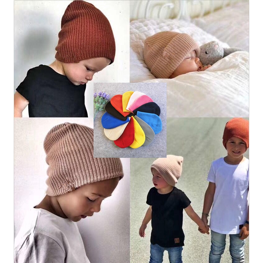 Lovely Korean style wool hat for 0-10 years old baby