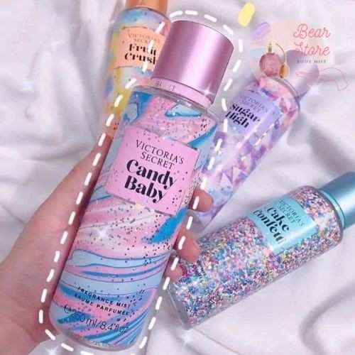 [Mùi Kẹo Ngọt] Xịt Thơm Toàn Thân Nước Hoa Body Mist Victoria Secret Mùi Vị Kẹo Ngọt Full Size 250ml 🍭🍬