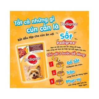 Pedigree Pate vị bò rau, gà nấu sốt, gan và rau - 130 g