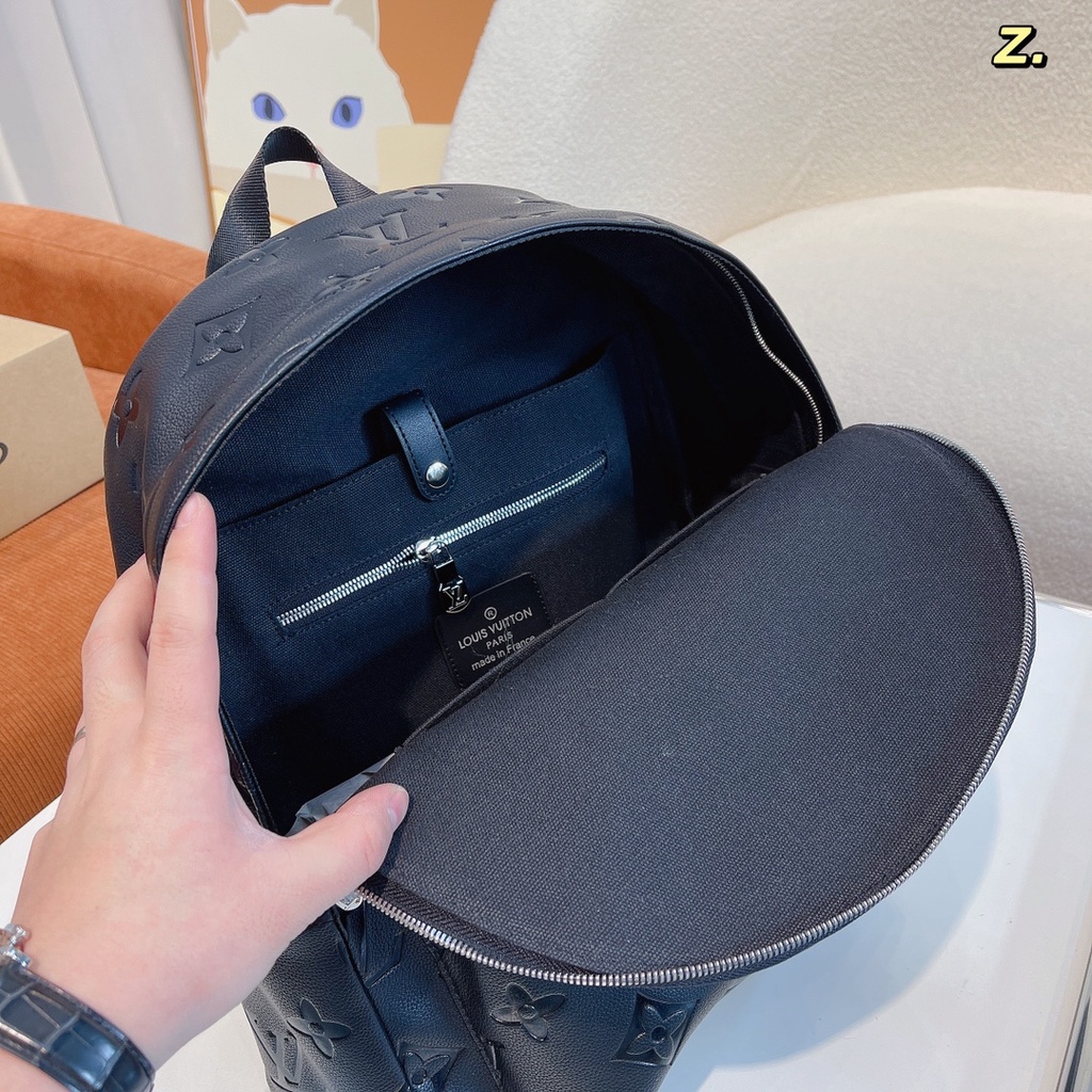 Ba lô denim phong cách LV sức chứa lớn thời trang mới dành cho cả nam và nữ