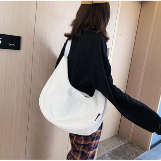 Túi Vải Canvas Thắt Nút Xinh Xắn Phong Cách Hàn Quốc 2020