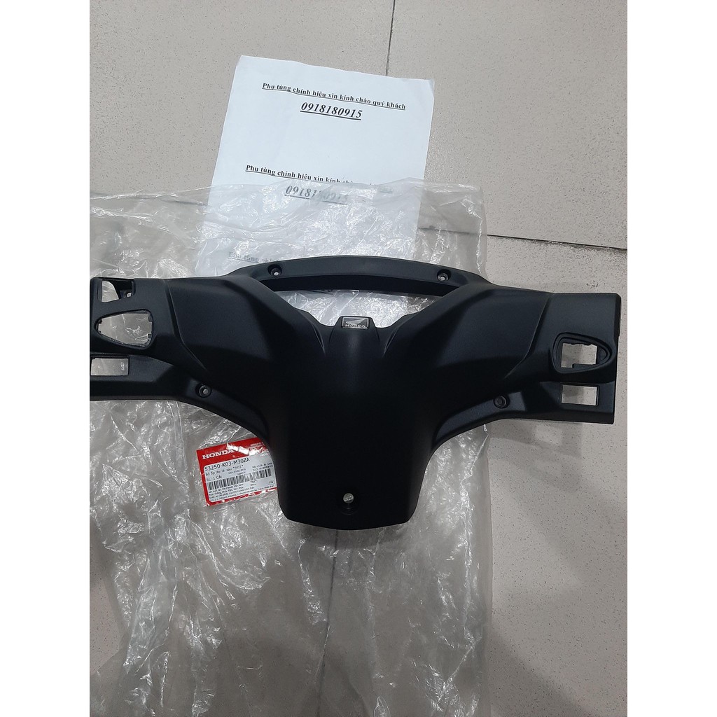 nắp ốp tay lái sau gáy rsx 110 2015-2020 honda có lỗ đèn pha