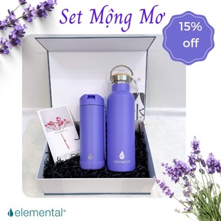  Set Mộng Mơ Elemental gồm bình giữ nhiệt Classic và Pop it, quà tặng dành cho cha mẹ