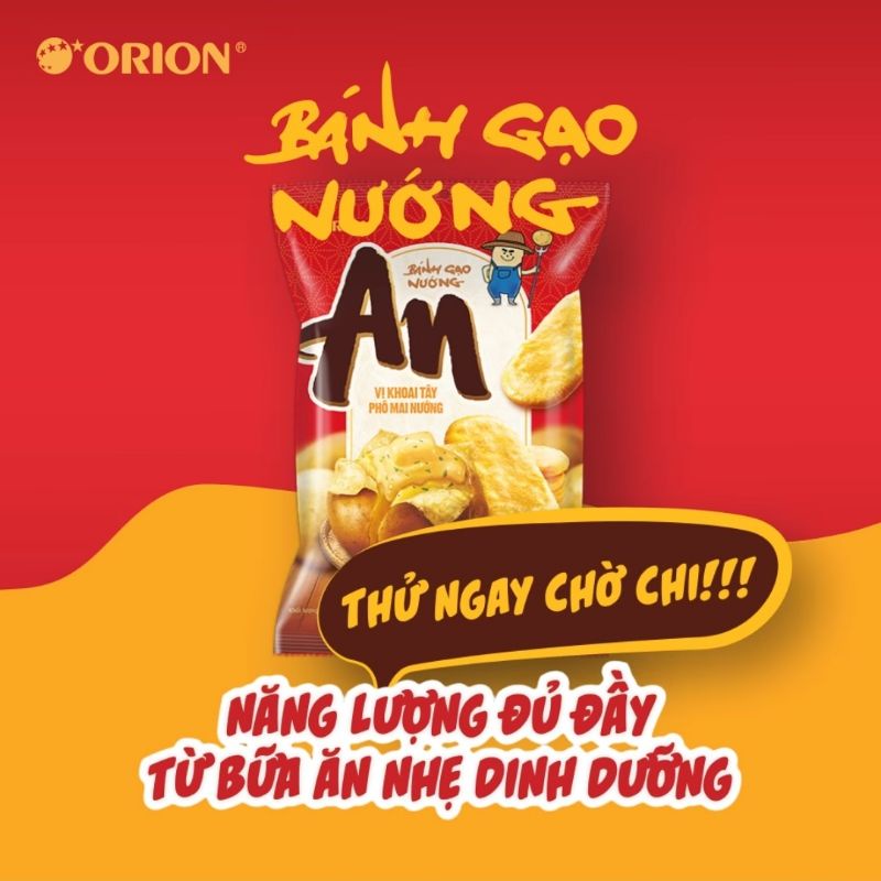 Bánh gạo nướng An vị khoai tây phô mai 100g