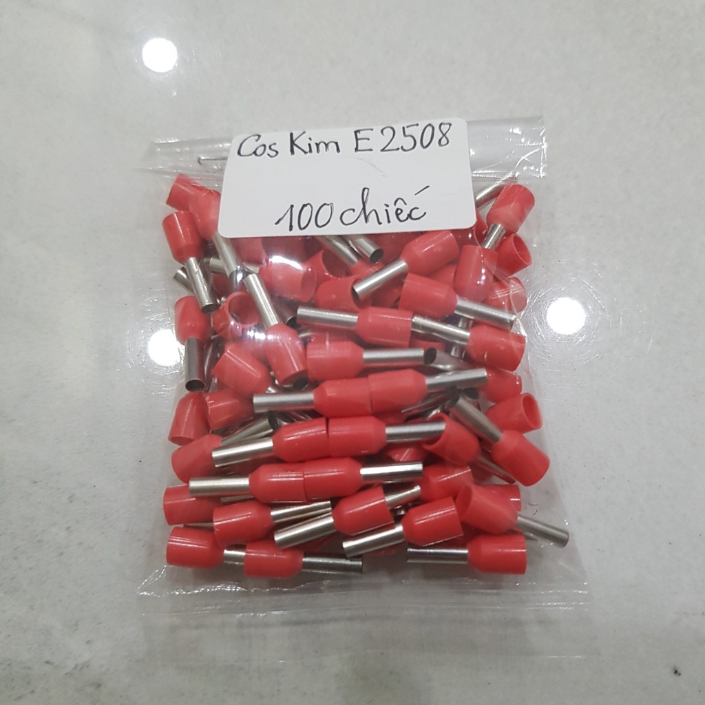 100 Đầu cos kim E2508, cốt kim rỗng E2508, kim rỗng 2508, Cốt kim