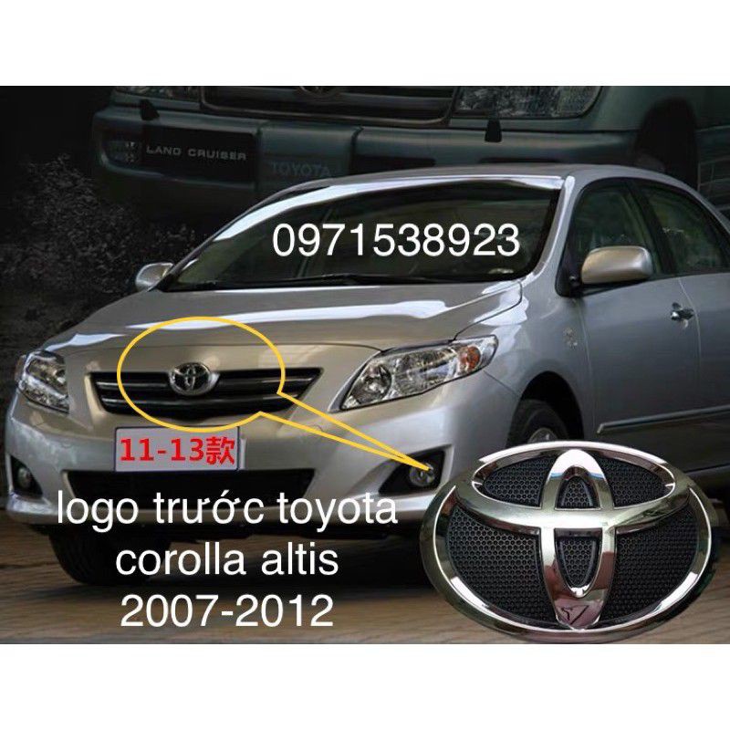 Logo trước TOYOTA COROLLA ALTIS 2007-2012 xịn toyota oem