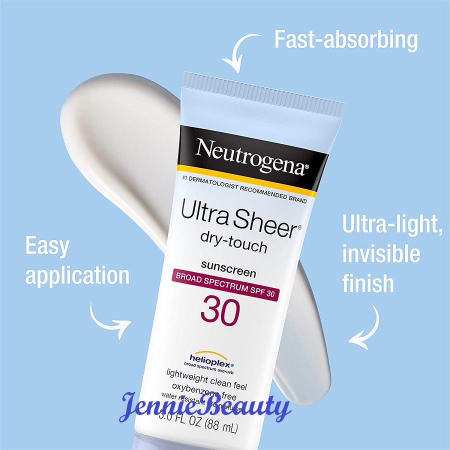 [Mẫu mới/ Hàng USA] Kem chống nắng hàng ngày thông dụng nhất Neutrogena Ultra Sheer Dry Touch (88ml)_Hàng mua ở Store Mỹ