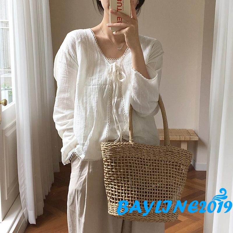 Túi xách nữ đan mây thời trang