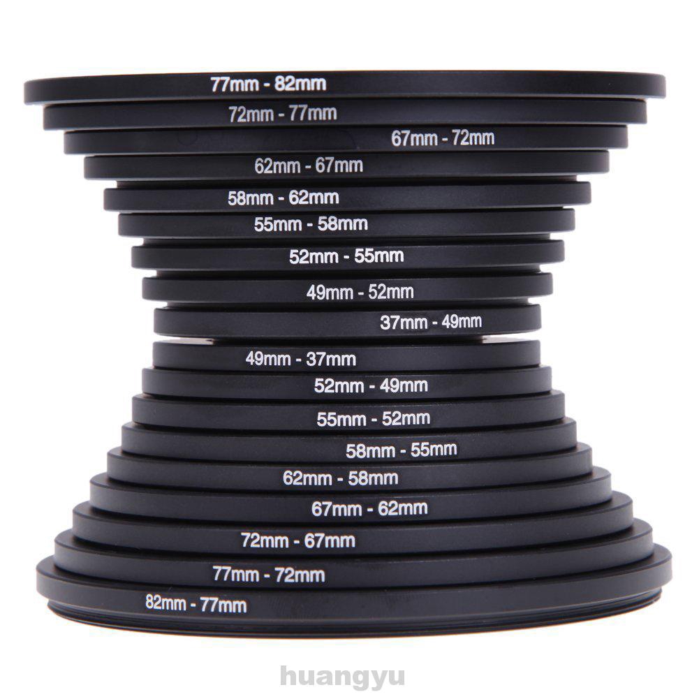 18pcs 37-82mm Metal Portable Ring Step Up Down Camera Accessories For Nikon