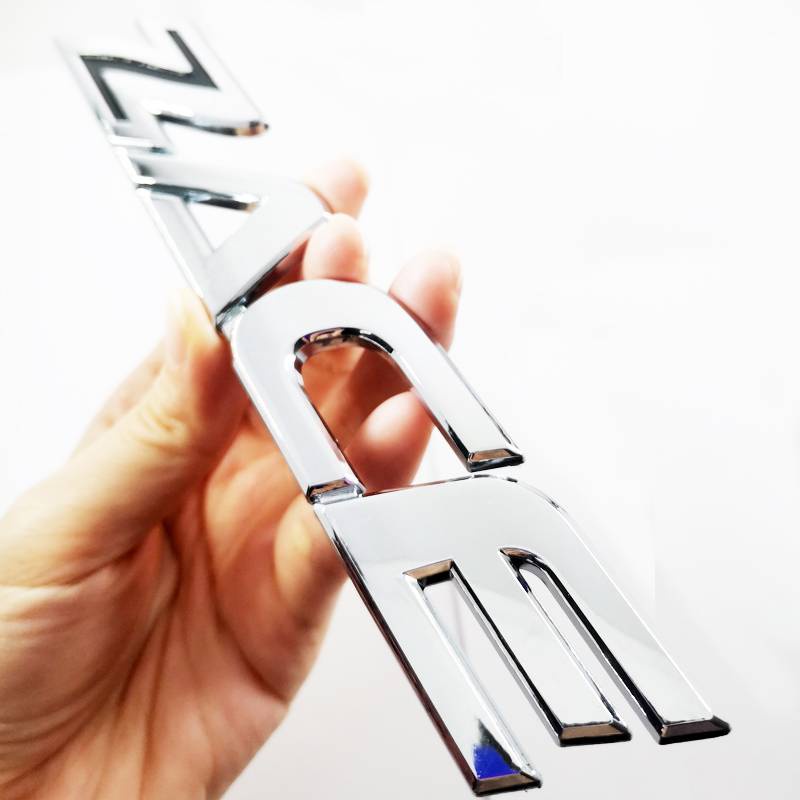 Miếng dán họa tiết chữ ZACE gắn cốp đuôi xe / tấm chắn bùn bằng ABS thay thế cho TOYOTA ZACE