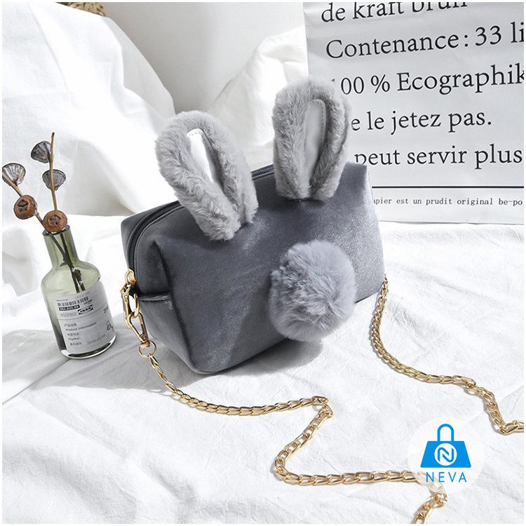 [Mã FAMAYWA2 giảm 10k đơn từ 50k] (Giá Sốc) Túi Đeo Chéo Thỏ Lông Mềm Mịn Siêu Xinh NEVA9160 | BigBuy360 - bigbuy360.vn