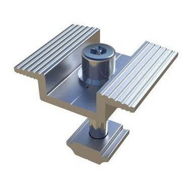 Kẹp biên, kẹp giữa, thanh ray lắp tấm pin NLMT