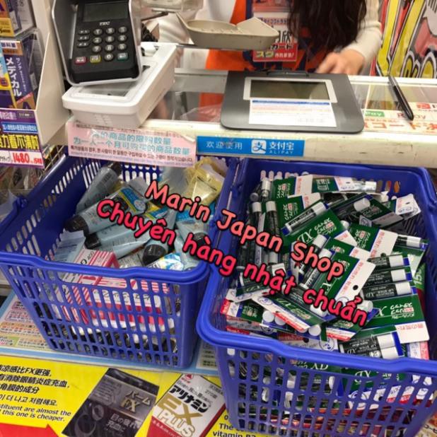 (Có Bill siêu thị Nhật,sẵn) Son dưỡng môi XD chống khô nứt nẻ Mentholatum Medicated Lip Stick Rohto  Nhật Bản omi